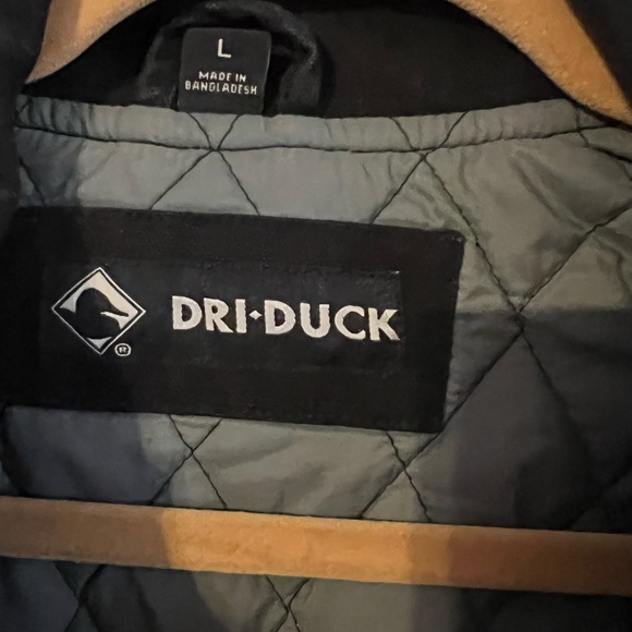 New- DRI DUCK - FLINT BOULDER CLOTH CANVAS JACKET - 5069 Size large - Picture 8 of 11